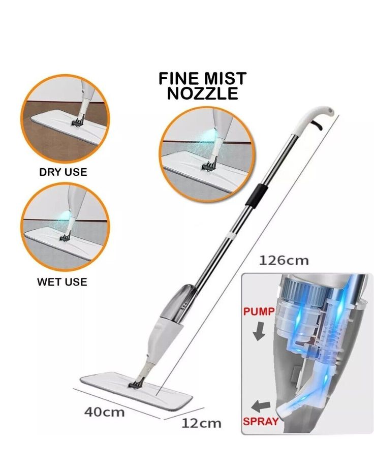 360 Rotating Water Spray Mop