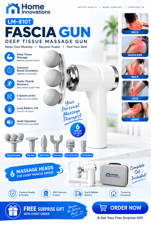 10 in 1 Fascia Gun Deep Tissue Massage Gun