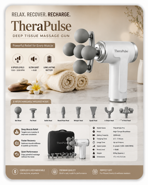 Fascia Gun LM-280 – Deep Tissue Massage Gun