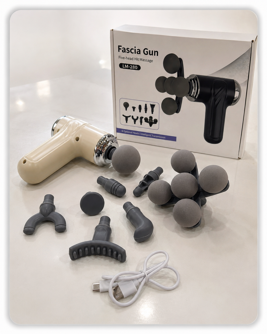 Fascia Gun LM-280 – Deep Tissue Massage Gun